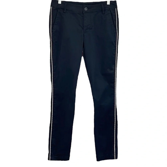 CAbi Pants Trousers The Peyton Suave Stripe 5313 Black Size 2 - Picture 2 of 11